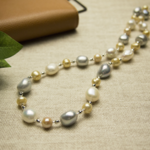 White, Silver, Grey Pearls