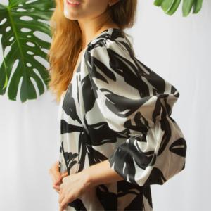 Black & White Blouse